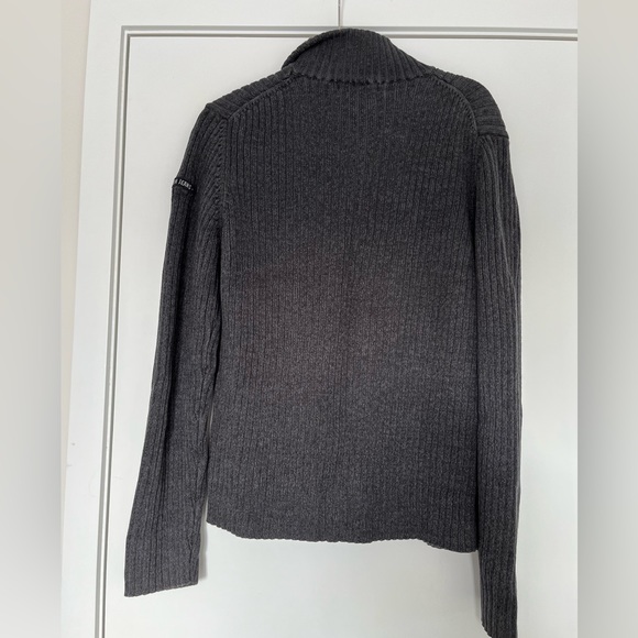 Calvin Klein ribbed 1/4 zip sweater - Picture 2 of 4